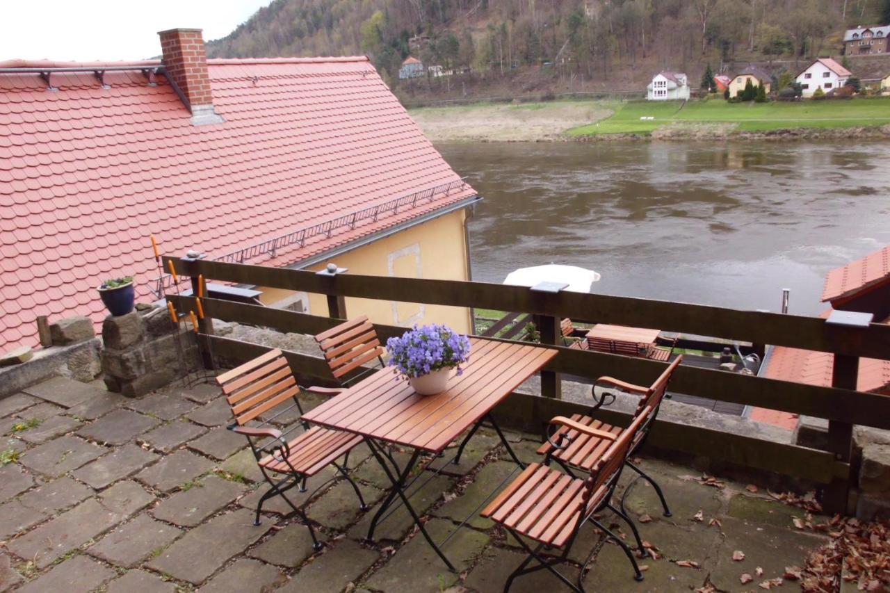 Ferien Im Denkmal An Der Elbe Apartman Stadt Wehlen Kültér fotó